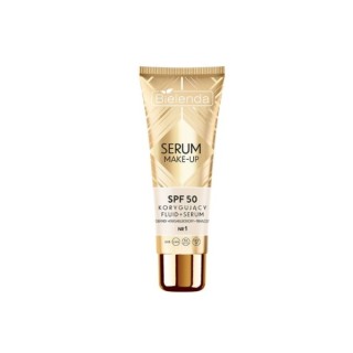 Bielenda Serum Make-up korygujący Fluid + serum do twarzy SPF50 /1/ 30 g