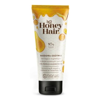 Barwa Honey Hair Nawilżająco - wygładzająca Odżywka do włosów normalnych i suchych Miód , Propolis & Mleczko Pszczele 200 ml