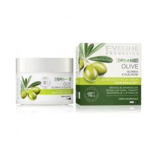 Eveline Organic Olive Silnie odżywczy Krem do twarzy odmładzający 50 ml