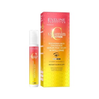 Eveline Vitamin C 3x Action Rozjaśniająco chłodzące Serum pod oczy w roll-onie 15 ml