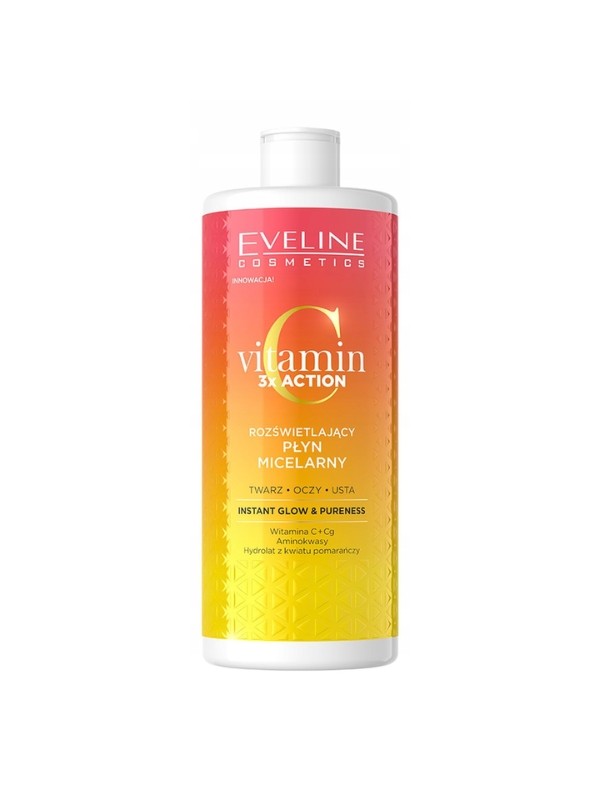 Eveline Vitamin C 3x Action Rozświetlający Płyn micelarny 500 ml