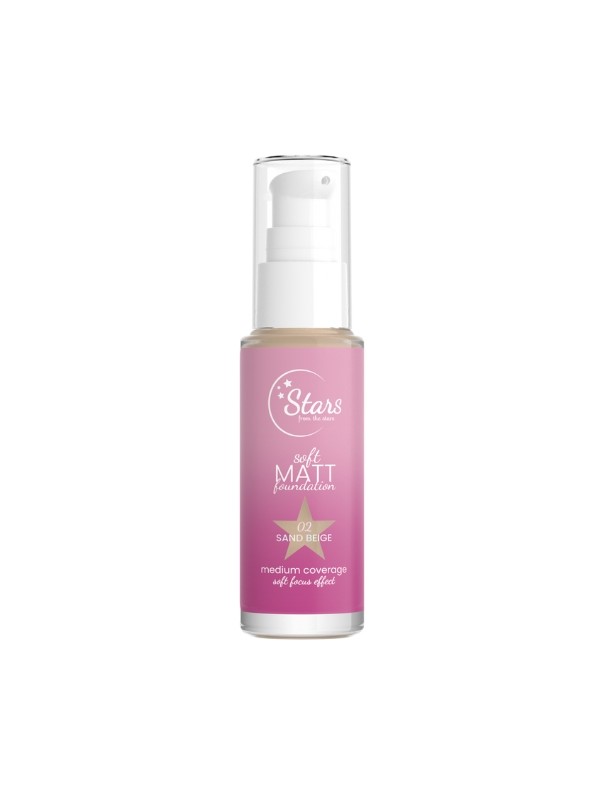 Stars from the Stars Soft Matt Foundation matujący Podkład do twarzy /02/ Sand Beige 30 ml