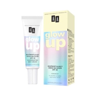 AA Glow Up Rozświetlający Krem do twarzy na dzień z filtrem SPF30 30 ml 