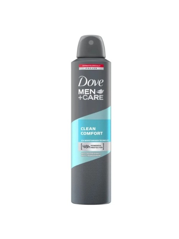 Dove Men+Care Dezodorant w spray'u Clean Comfort 250 ml