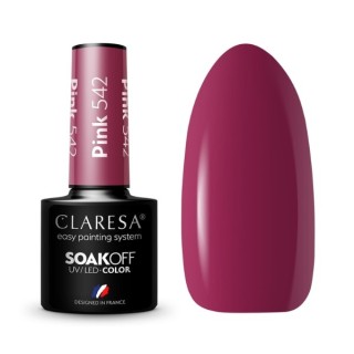 Claresa Pink Lakier hybrydowy do paznokci /542/ 5 g 