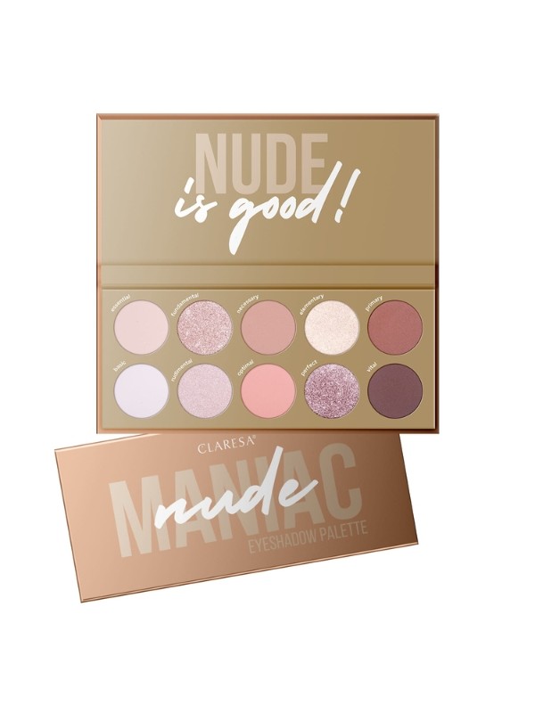 Claresa Paleta cieni do powiek Nude Maniac 12 g