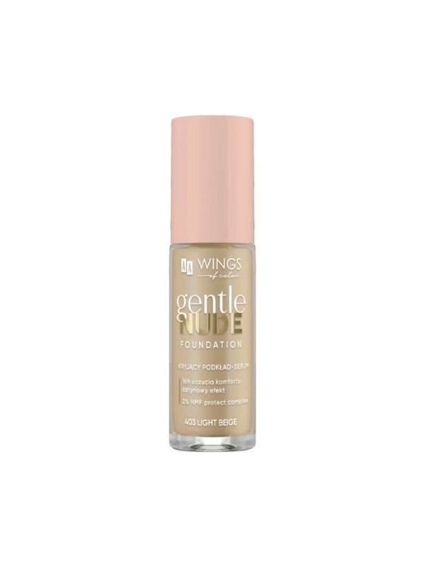 AA Wings of Color Gentle Nude Foundation Kryjący podkład-serum 403 Light Beige 30 ml