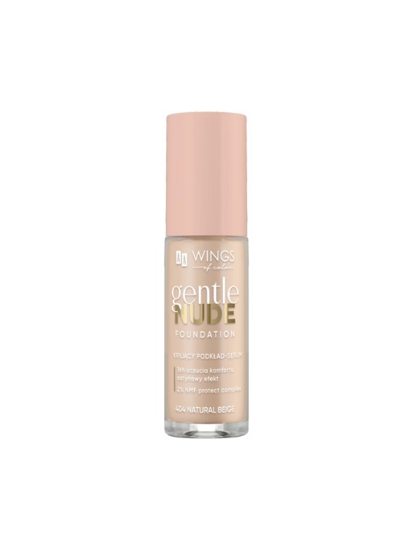 AA Wings of Color Gentle Nude Foundation Kryjący podkład-serum 404 Natural Beige 30 ml