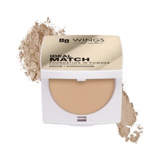 AA Wings of Color Ideal Match Foundation In Powder Wielofunkcyjny podkład w pudrze Beige 8,5 g