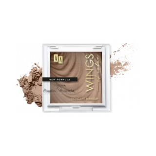 AA Wings of Color Matte Bronze Matowy bronzer do konturowania twarzy 01 Soft Bronze 7 g