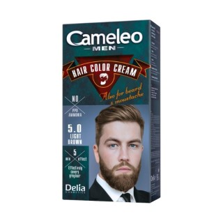 Delia Cameleo Men Farba do włosów i zarostu dla mężczyzn /5.0/ Light Brown 30 ml