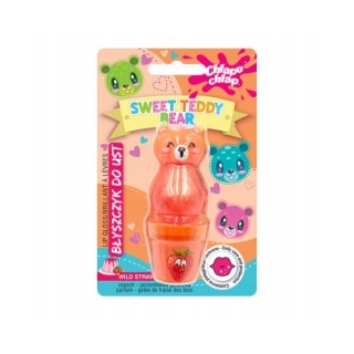 Chlapu Chlap Sweet Teddy Bear Błyszczyk do ust Poziomkowa Galaretka 10 ml 