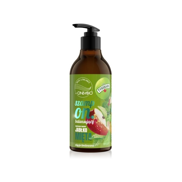 OnlyBio Hair in Balance x Tymbark Szampon balansujący Jabłko-Mięta 400 ml