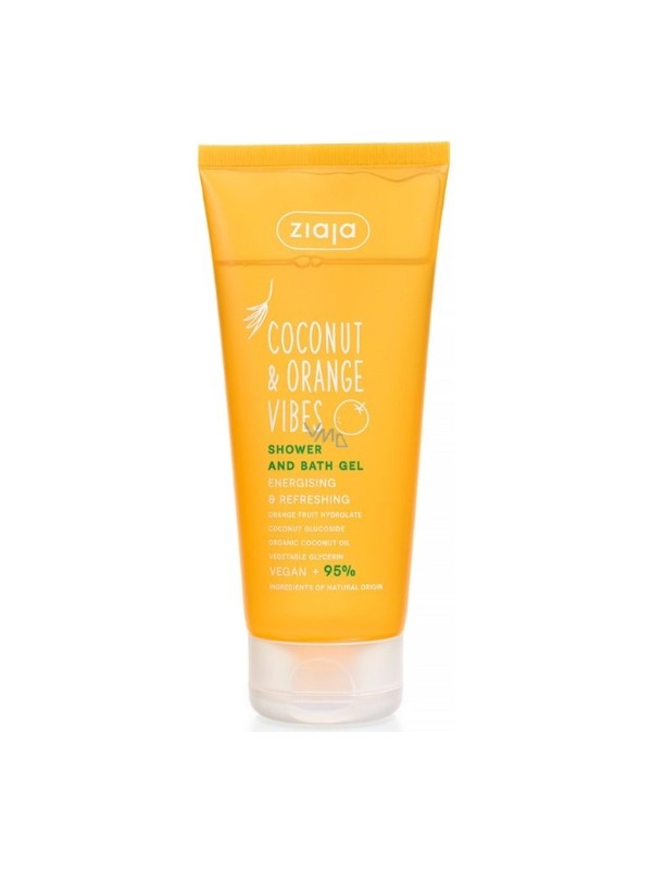 Ziaja Coconut & Orange Vibes energetyzująco-odświeżający Żel pod prysznic 200 ml