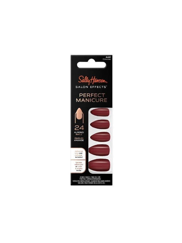 Sally Hansen Salon Effects Perfect Manicure Tipsy do paznokci Cinna-Snap 24 sztuki