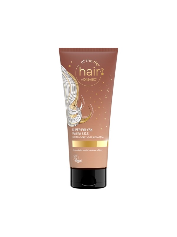 Onlybio Hair of the day Super połysk Maska S.O.S. intensywnie wygładzająca 200 ml