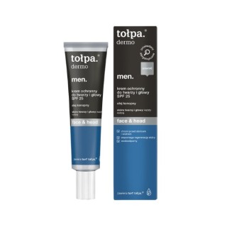 Tołpa Dermo Men Face&Head Krem ochronny do twarzy i głowy SPF25 40 ml