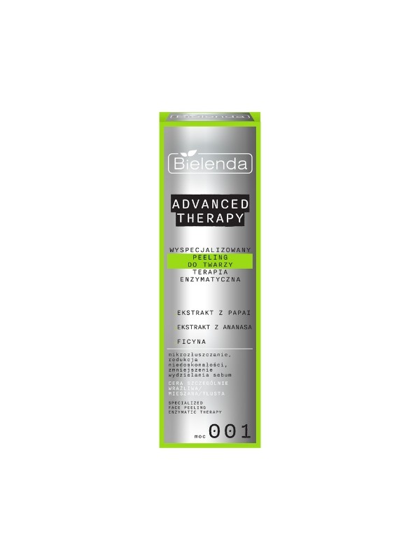 Bielenda  Advanced Therapy peeling do twarzy terapia enzymatyczna 30ml