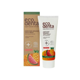 Ecodenta Certified Organic Pasta do zębów dla dzieci Juicy fruit 75 ml