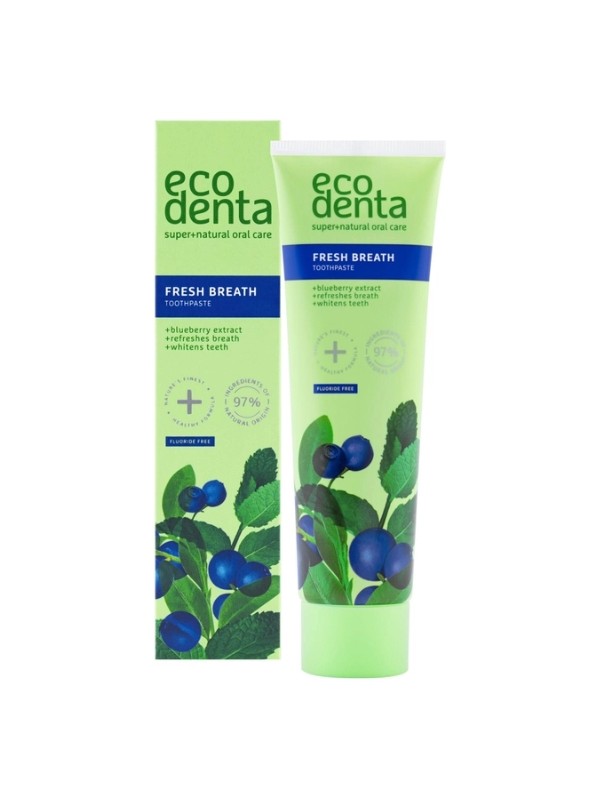 Ecodenta Fresh Breath Pasta do zębów Borówka 100 ml