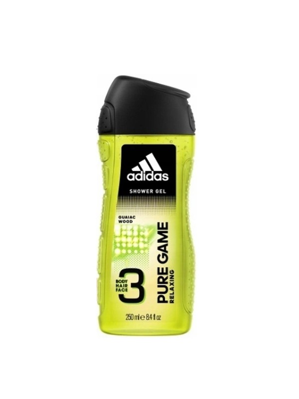 Adidas Żel pod prysznic dla mężczyzn 3in1 Pure Game 250 ml