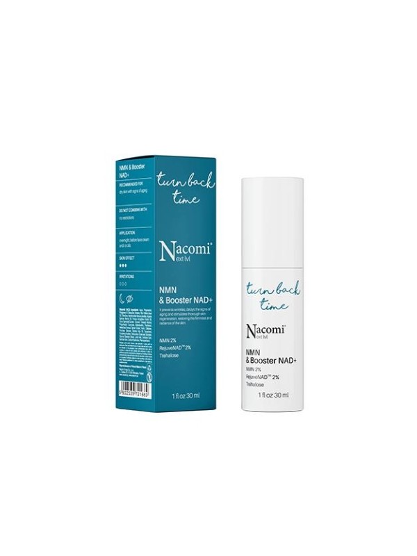 Nacomi Next Level przeciwstarzeniowe Serum do twarzy na noc z NMN & Booster NAD+ 30ml