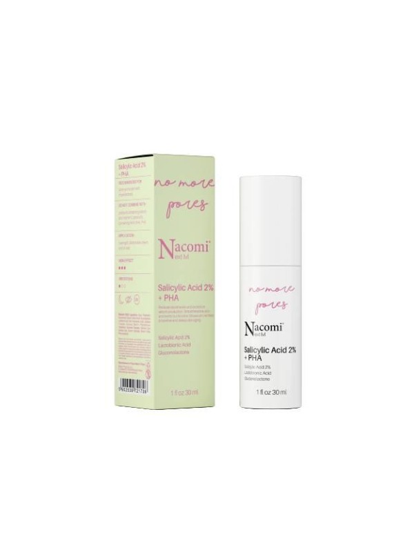 Nacomi Next Level Serum do twarzy z 2% Kwasem salicylowym i PHA 30ml