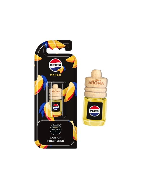 Aroma Car Pepsi Wood Mini Zawieszka zapachowa do samochodu Mango 4,5 ml