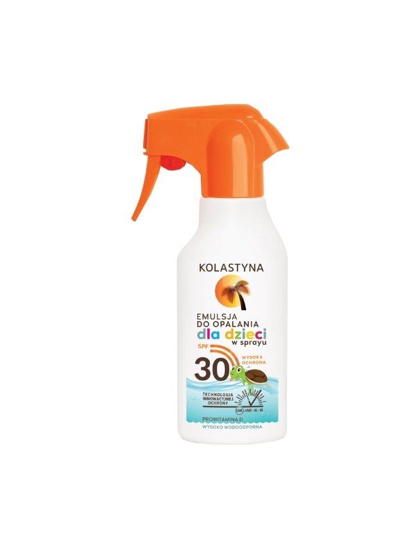 Kolastyna Emulsja do opalania dla dzieci w spray'u SPF30 200 ml