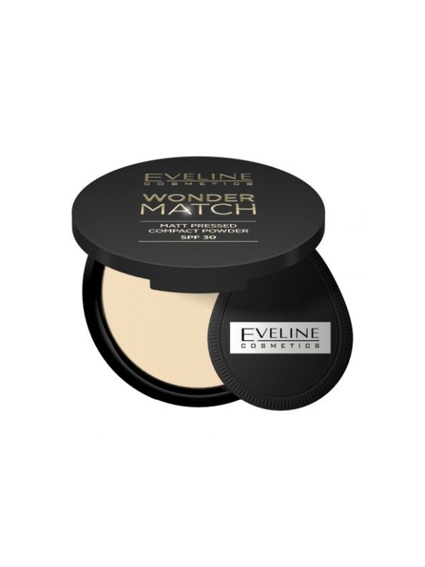 Eveline Wonder Match prasowany Puder matujący SPF30 /01/ Light Beige 8 g