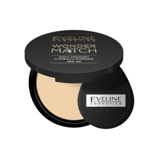 Eveline Wonder Match prasowany Puder matujący SPF30 /02/ Medium Beige 8 g