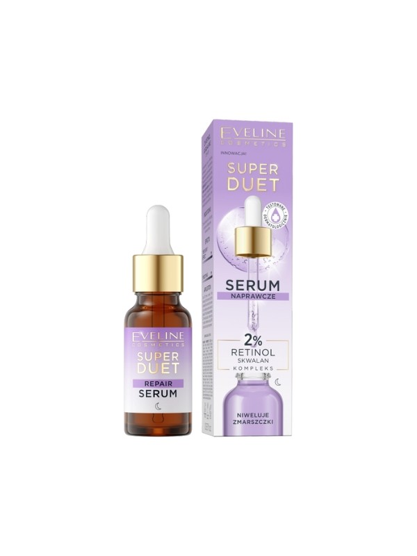 Eveline Super Duet Serum naprawcze Retinol 2% 18 ml