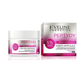 Eveline Peptydy Therapy Krem-ampułka do twarzy Redukcja zmarszczek 50 ml