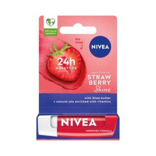 Nivea Nawilżająca Pomadka ochronna do ust Strawberry Shine 4.8 g