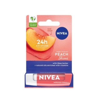 Nivea Pielęgnująca pomadka do ust Peach Shine 4.8 g