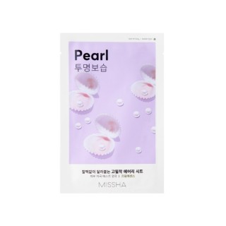 Missha Airy Fit Sheet Mask Pearl Rozjaśniająca Maska w Płachcie 19 g