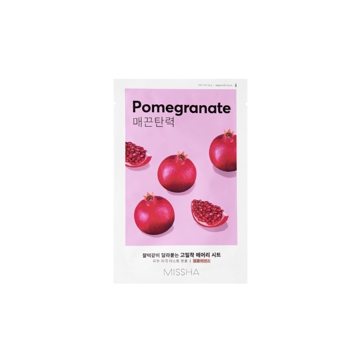 Missha Airy Fit Sheet Mask Pomegranate Ujędrniająca Maska w Płachcie 19 g