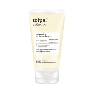 Tołpa Authentic Żel-Peeling Do Mycia Twarzy Z Kwasem Migdałowym 150 ml