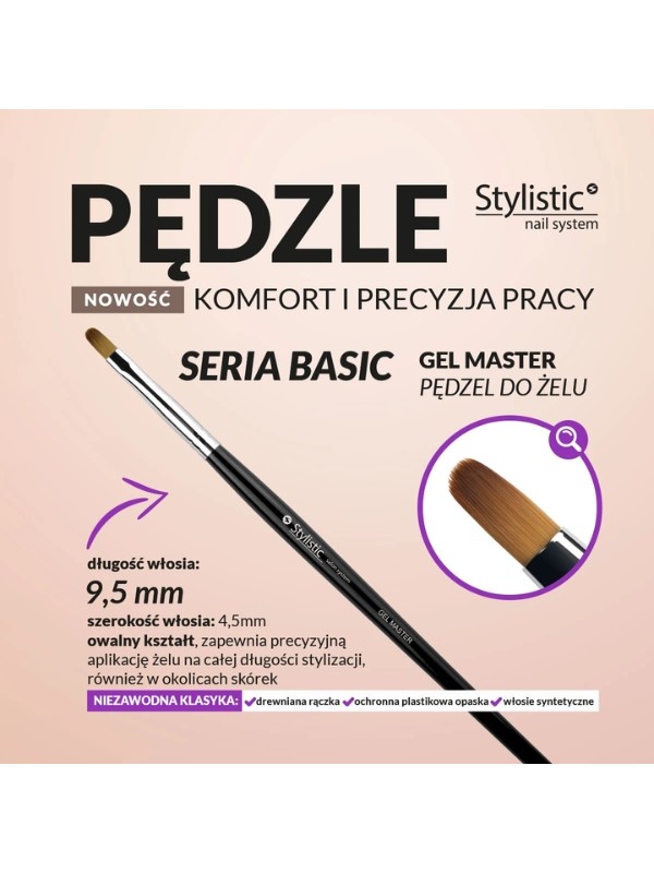 Pędzelek do Żelu Stylistic