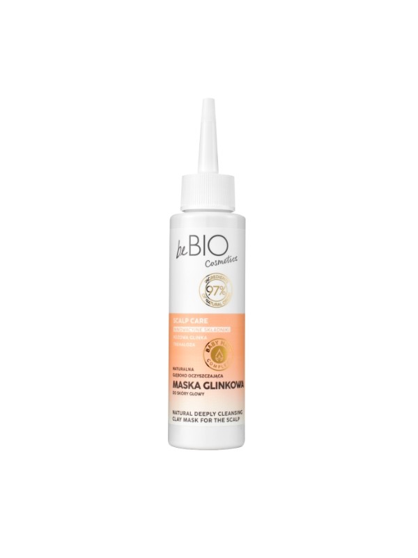 BeBio Cosmetics Maska glinkowa do skóry głowy Scalp Care 100 ml