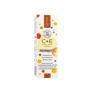 Lirene C+E Vitamin Energy Kream Tonujący z Ochroną SPF50 30 ml