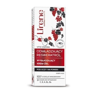 Lirene Krem-żel wygładzająco-rozświetlający pod oczy Resweratrol 20 ml