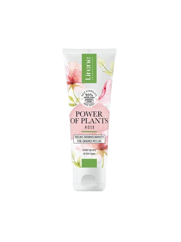 Lirene Power of Plants Rose Peeling drobnoziarnisty 75 ml