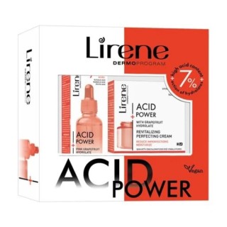 Lirene Zestaw Acid Power Krem do twarzy 50 ml + Serum do twarzy 30 ml