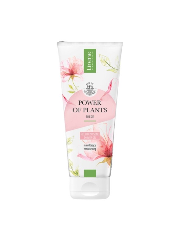 Lirene Power of Plants Nawilżający Żel pod Prysznic Różany 200 ml