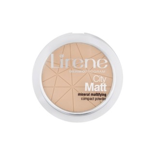 Lirene City Matt Mineral Mattifying Compact Powder mineralny puder matujący 01 Transparentny 9 g