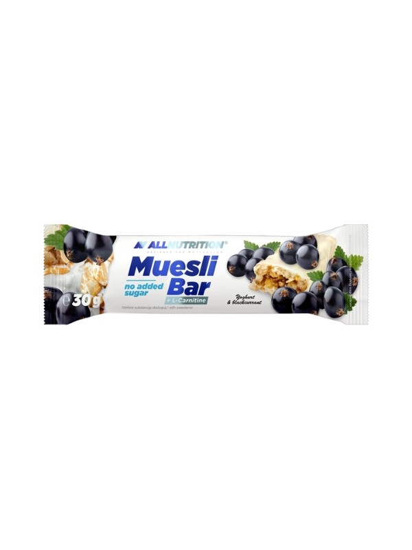 AllNutrition Muesli Bar + L-carnitine Baton musli Jorugt & Czarna porzeczka  30 g