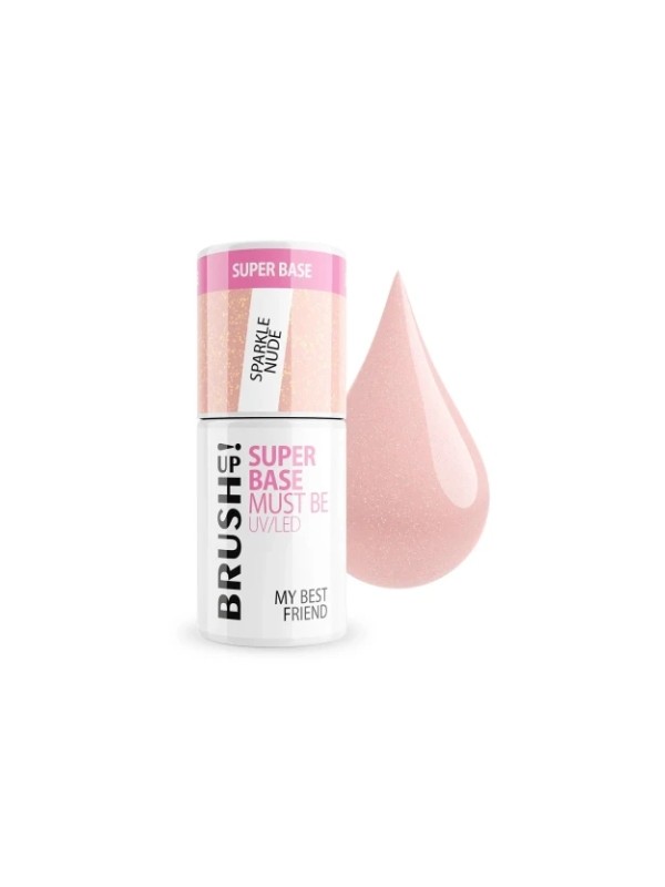 BrushUp! Super Base Must Be Baza hybrydowa Sparkle Nude 5 g