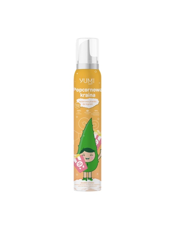 Yumi Kids Popcornowa kraina kolorowa Pianka do kąpieli 250 ml