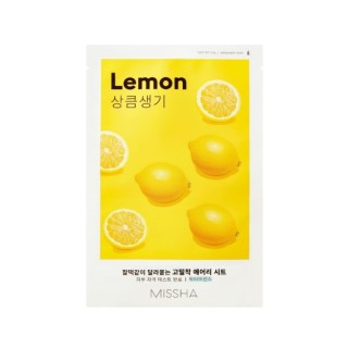 Missha Airy Fit Sheet Mask Lemon nawilżająca Maska w Płachcie 19 g